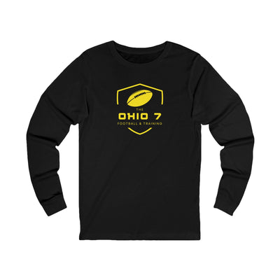Adult Unisex The Ohio 7 Yellow Logo Long Sleeve Bella + Canvas Soft Tee