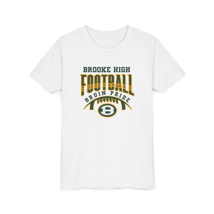 Youth Bruin Pride Football Graphic Short Sleeve Soft Tee