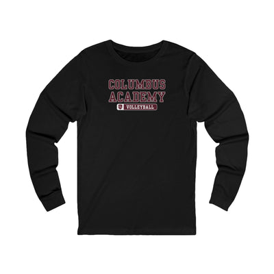 Adult Unisex Columbus Academy Volleyball Graphic Long Sleeve Bella + Canvas Soft Tee