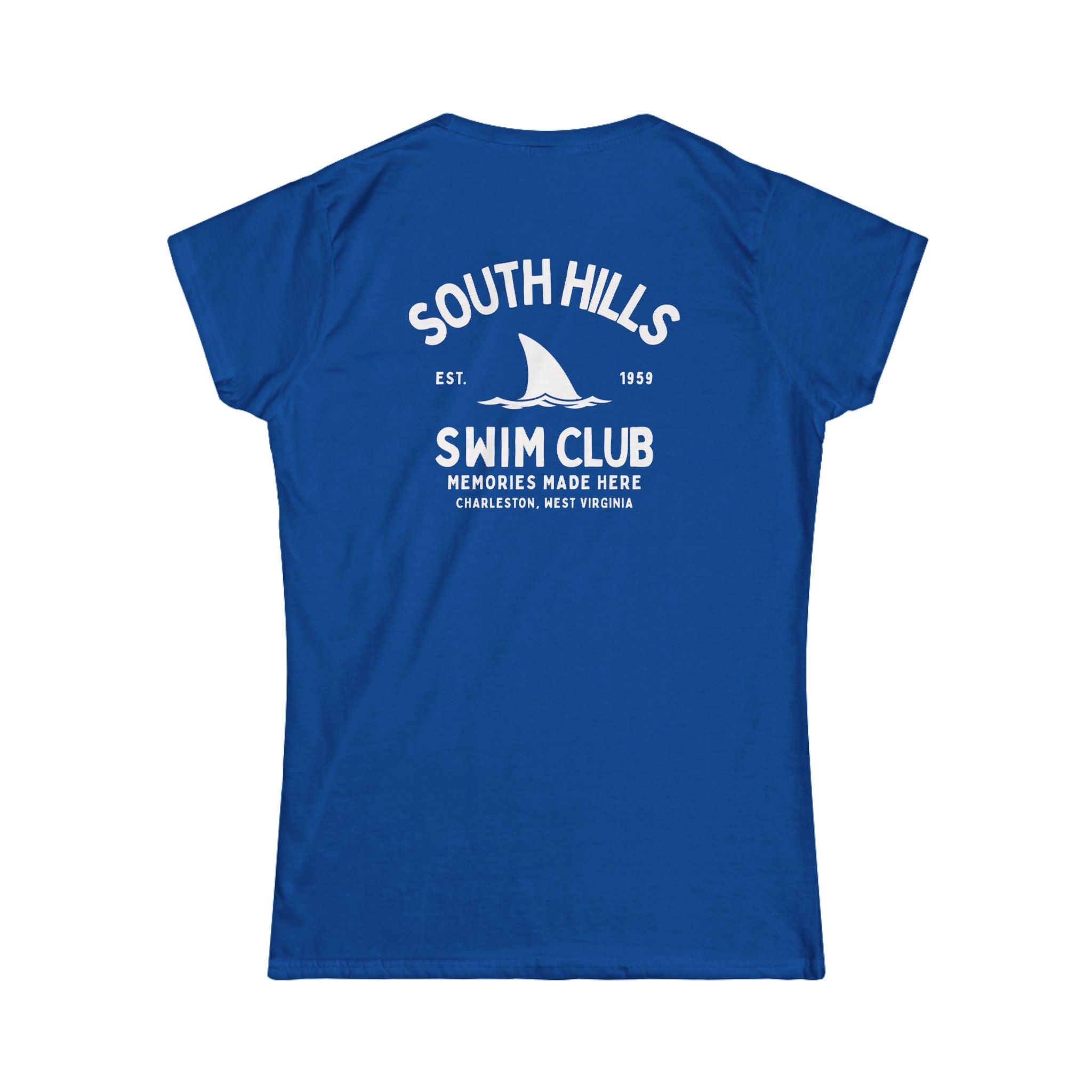 Women's South Hills Swim Club Heritage Graphic Short Sleeve Gildan Softstyle Tee