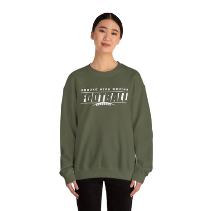 Adult Unisex Brooke High Bruins Goal Line Graphic Sweatshirt
