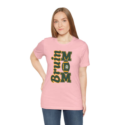 Adult Unisex Bruin Football Mom Graphic Short Sleeve Soft Tee