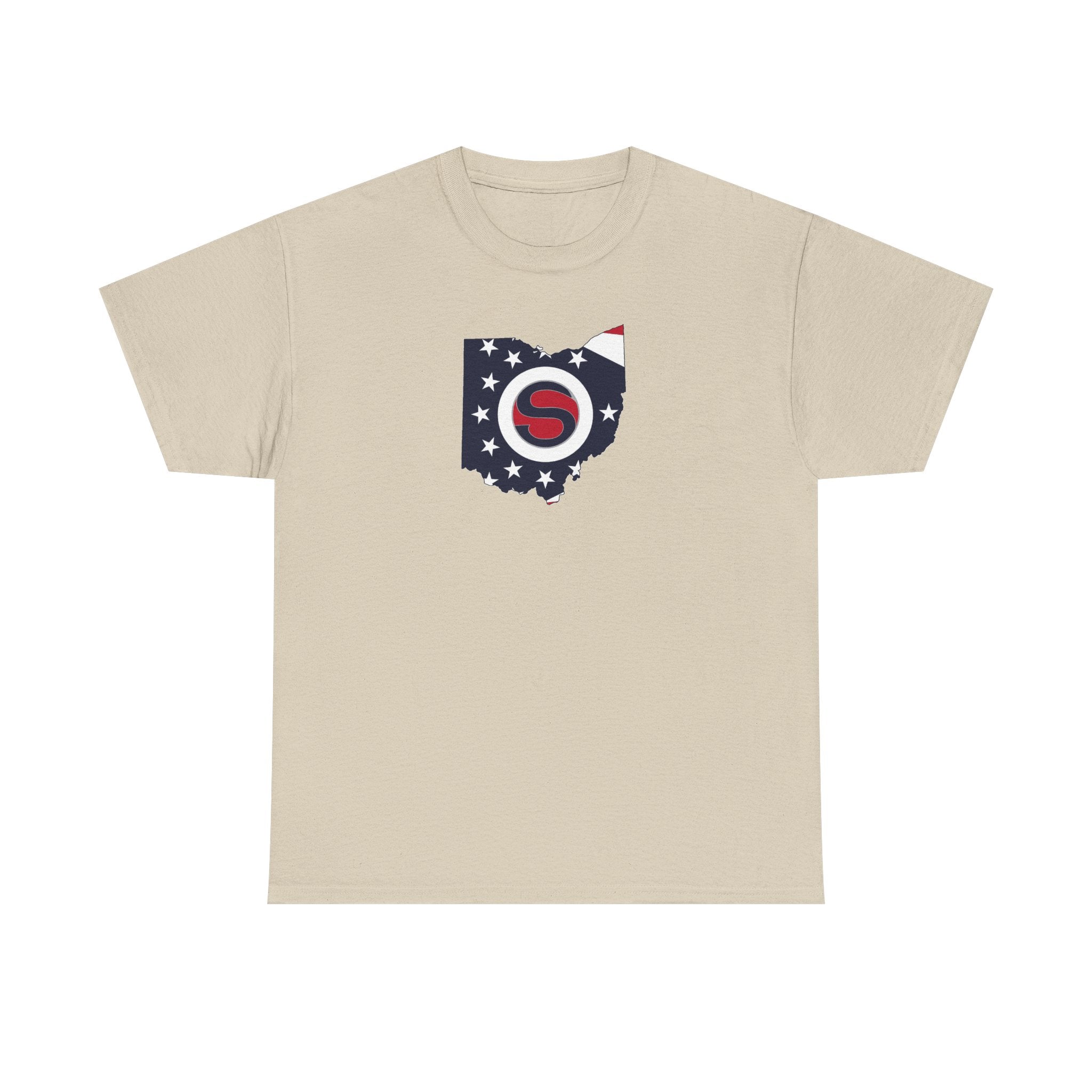 Adult Unisex Stingers Softball State Logo Graphic Short Sleeve Gildan Heavy Tee