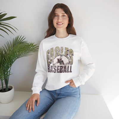 Adult Unisex New Albany Eagles Distressed Dugout Graphic Sweatshirt