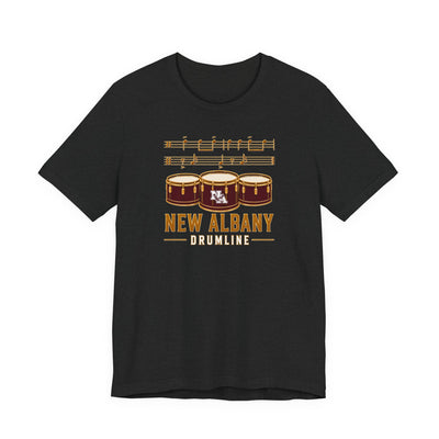 Adult Unisex New Albany Band Drumline Graphic Short Sleeve Bella + Canvas Soft Tee