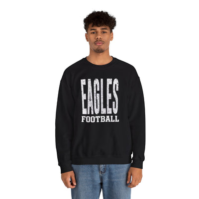 Adult Unisex New Albany Football Distressed Enlarged Graphic Sweatshirt