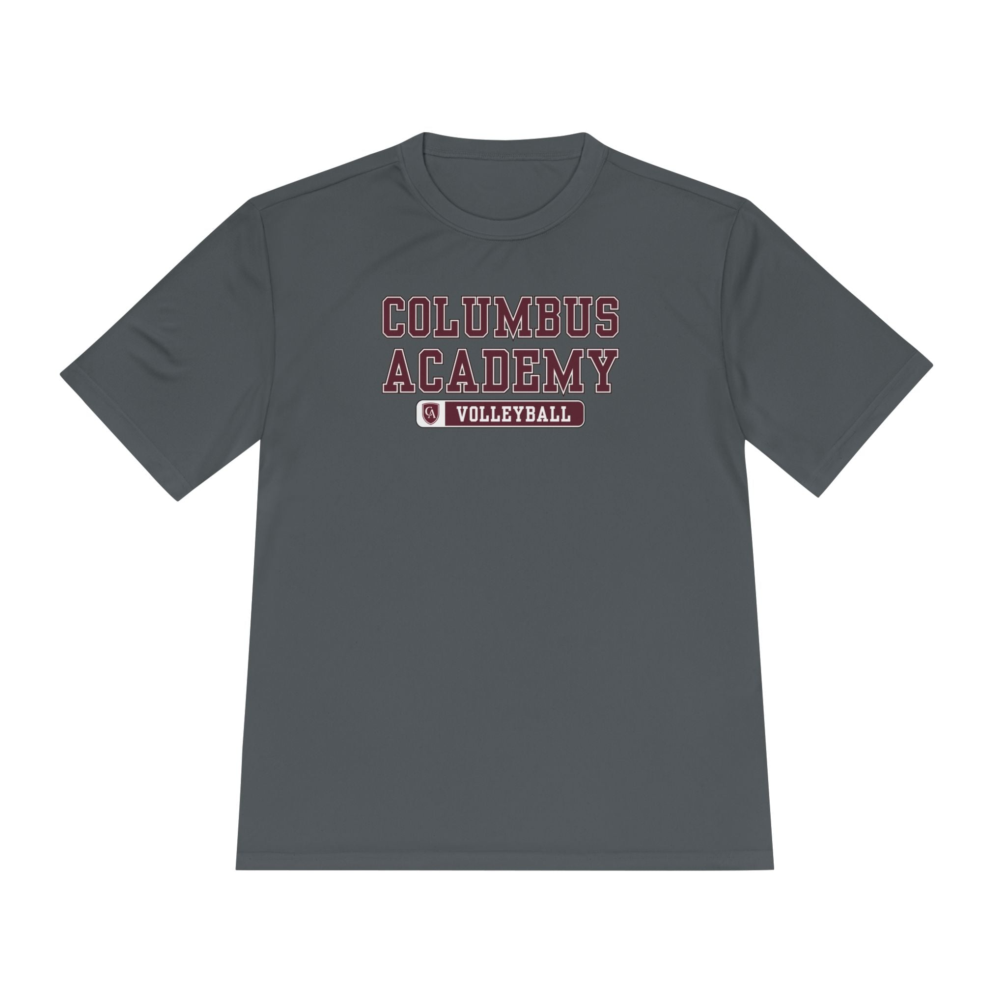 Adult Unisex Columbus Academy Volleyball Graphic Sport-Tek Competitor Performance Tee