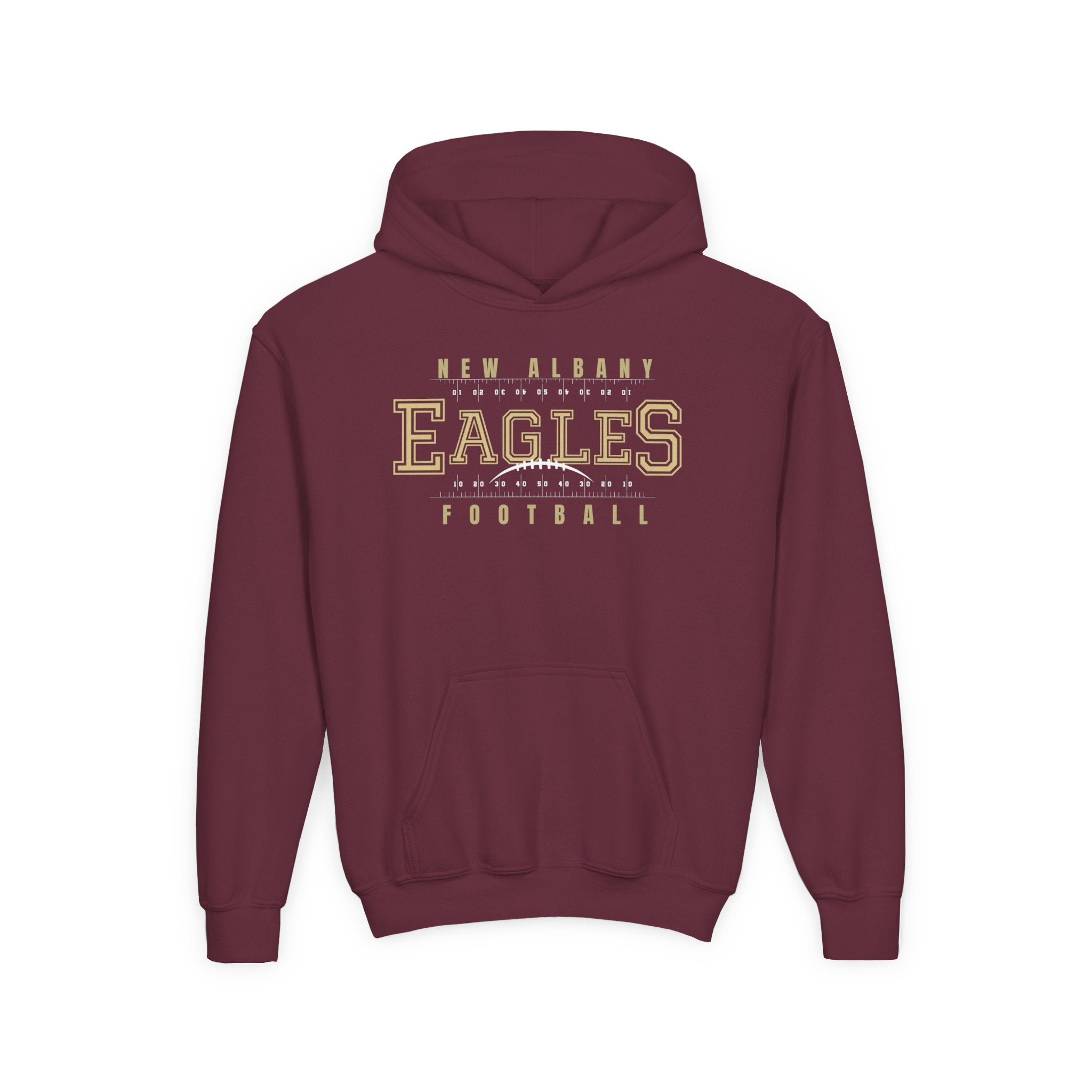 Youth New Albany Football Defend the Field Graphic Hoodie