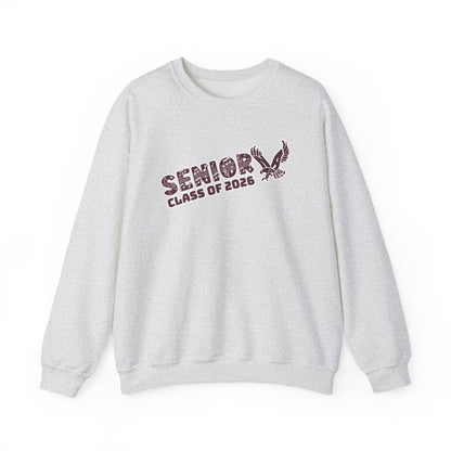 Adult Unisex Class of 2026 Band Eagle Senior Graphic Sweatshirt