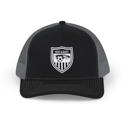 Adult Unisex New Albany Youth Soccer League Crest Richardson 112 Snapback Trucker Hat