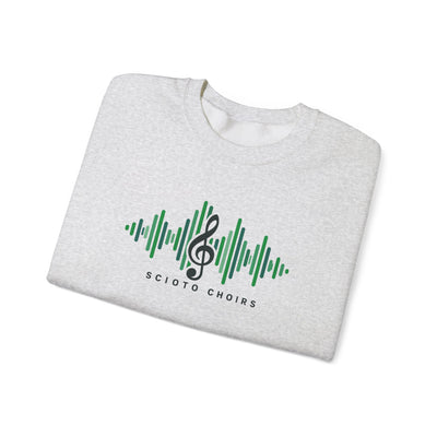 Adult Unisex Dublin Scioto Choirs Sound Wave Graphic Sweatshirt