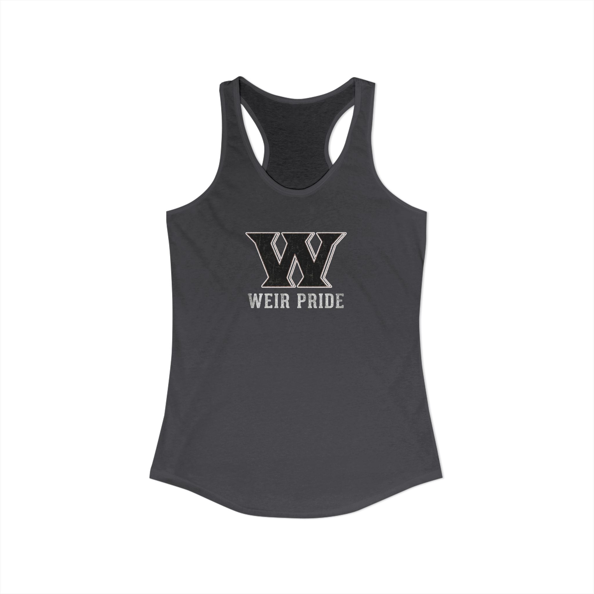 Women's Weir Pride Vintage Distressed Graphic Next Level Racerback Tank