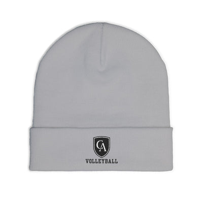Adult Unisex Columbus Academy Vikings Volleyball Black Embroidered Knit Hat