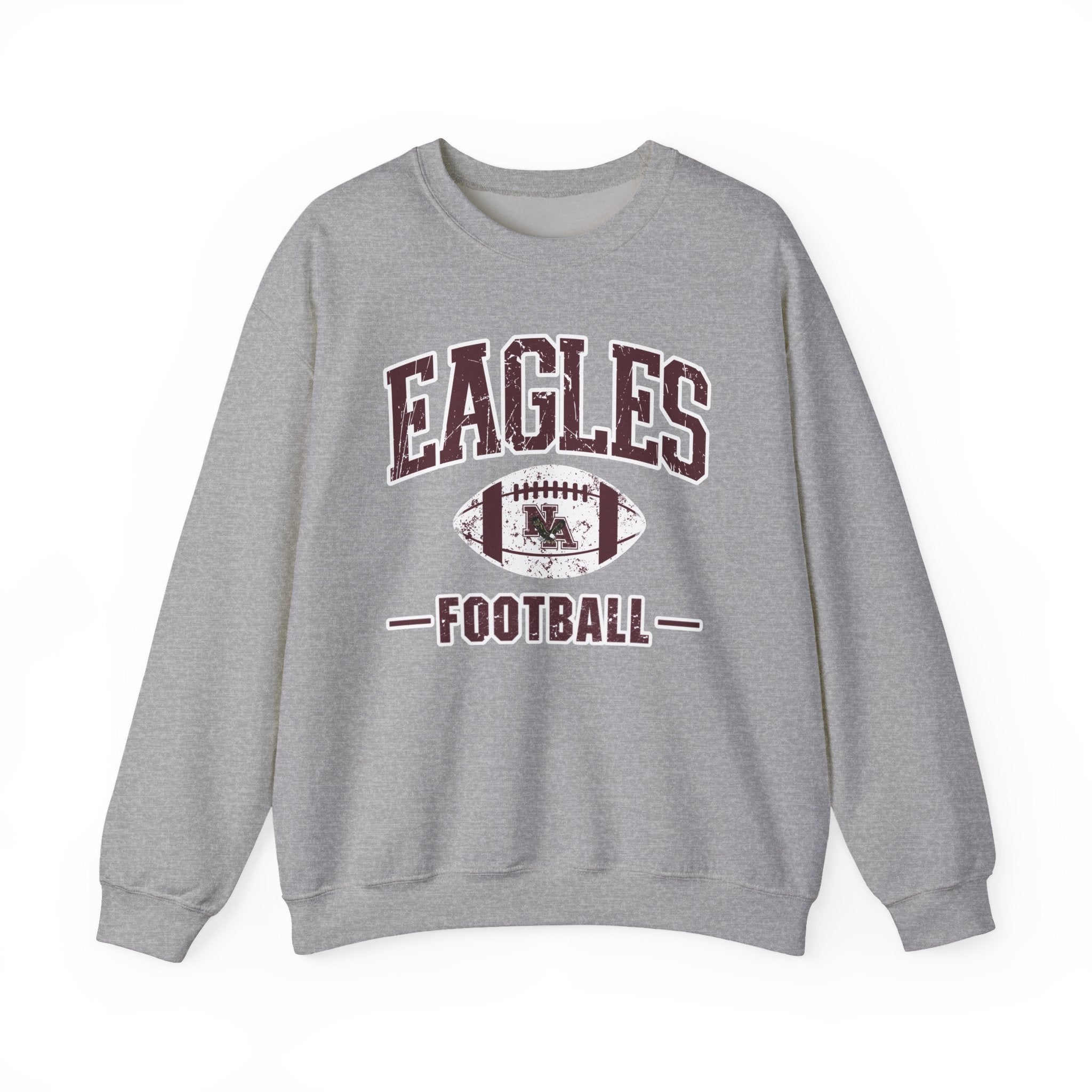 Adult Unisex Eagles Football Vintage Distressed Graphic Sweatshirt