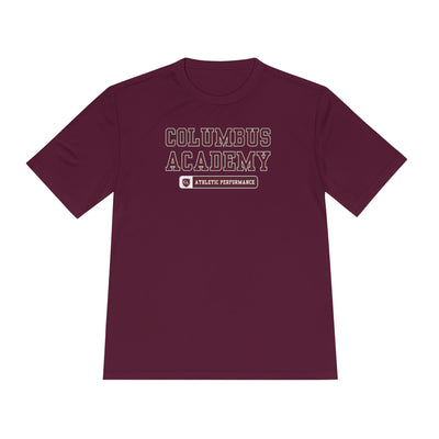 Adult Unisex Columbus Academy Athletic Performance Graphic Sport-Tek Competitor Performance Tee