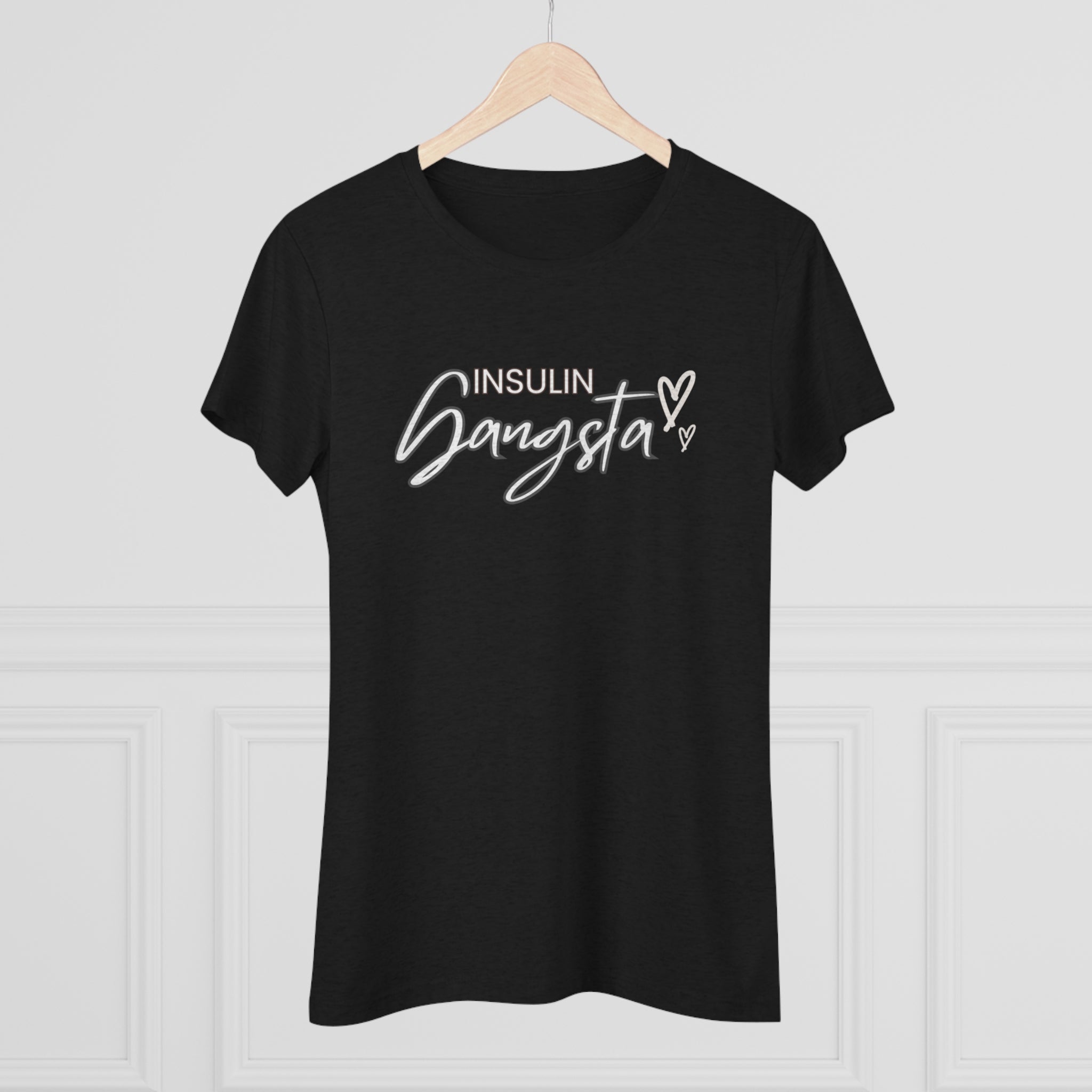 Women's Super Soft Insulin Gangsta T1D Short Sleeve Graphic Tee