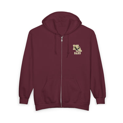 Adult Unisex NAHS Marching Band March Magical Graphic Full-Zip Sweatshirt