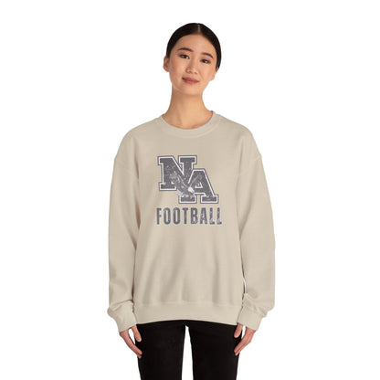 Adult Unisex New Albany Distressed Vintage Football Logo Graphic Sweatshirt