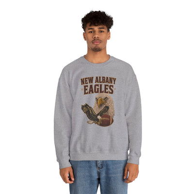 Adult Unisex New Albany Gridiron Eagle Graphic Sweatshirt