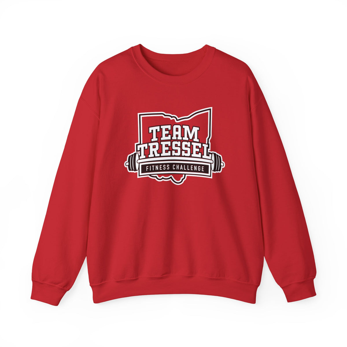 Adult Unisex Team Tressel Fitness Challenge Graphic Sweatshirt