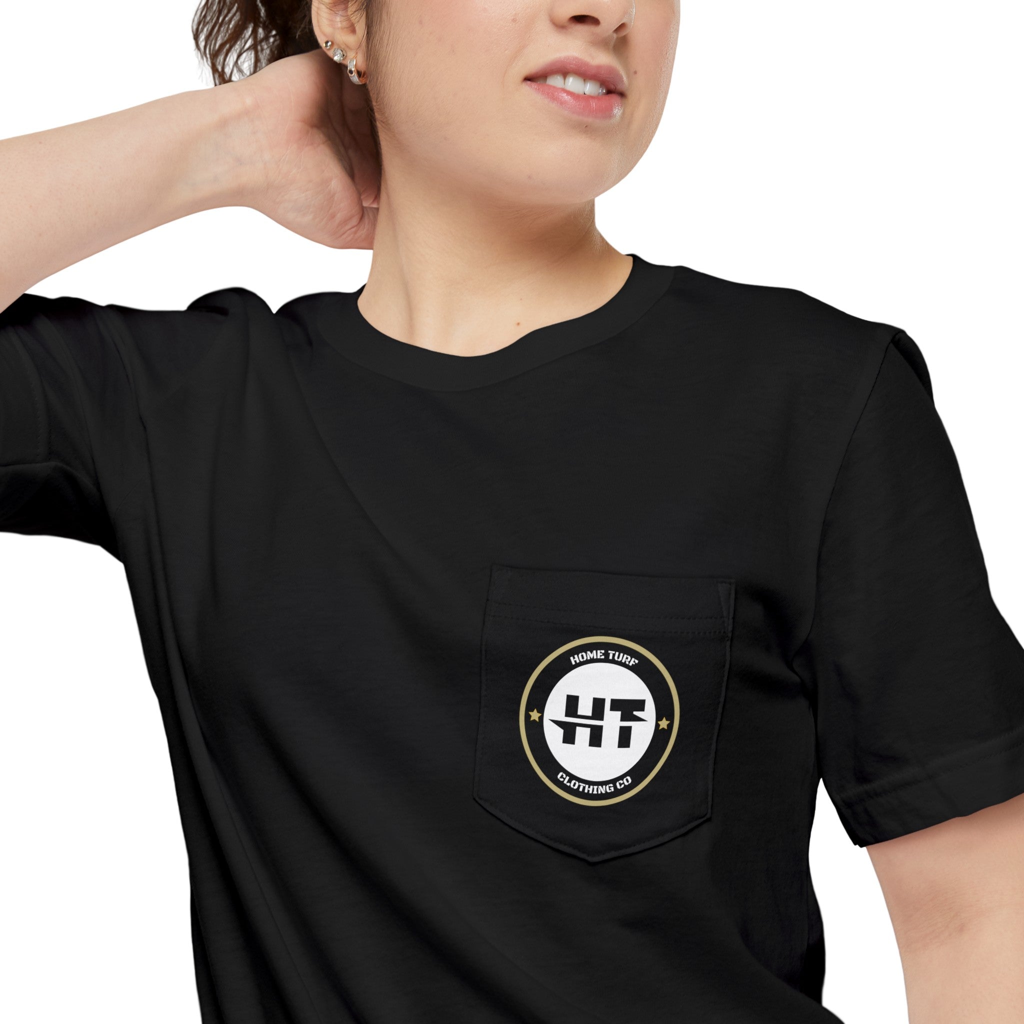 Adult Unisex Home Turf Classic Logo Pocket Tee