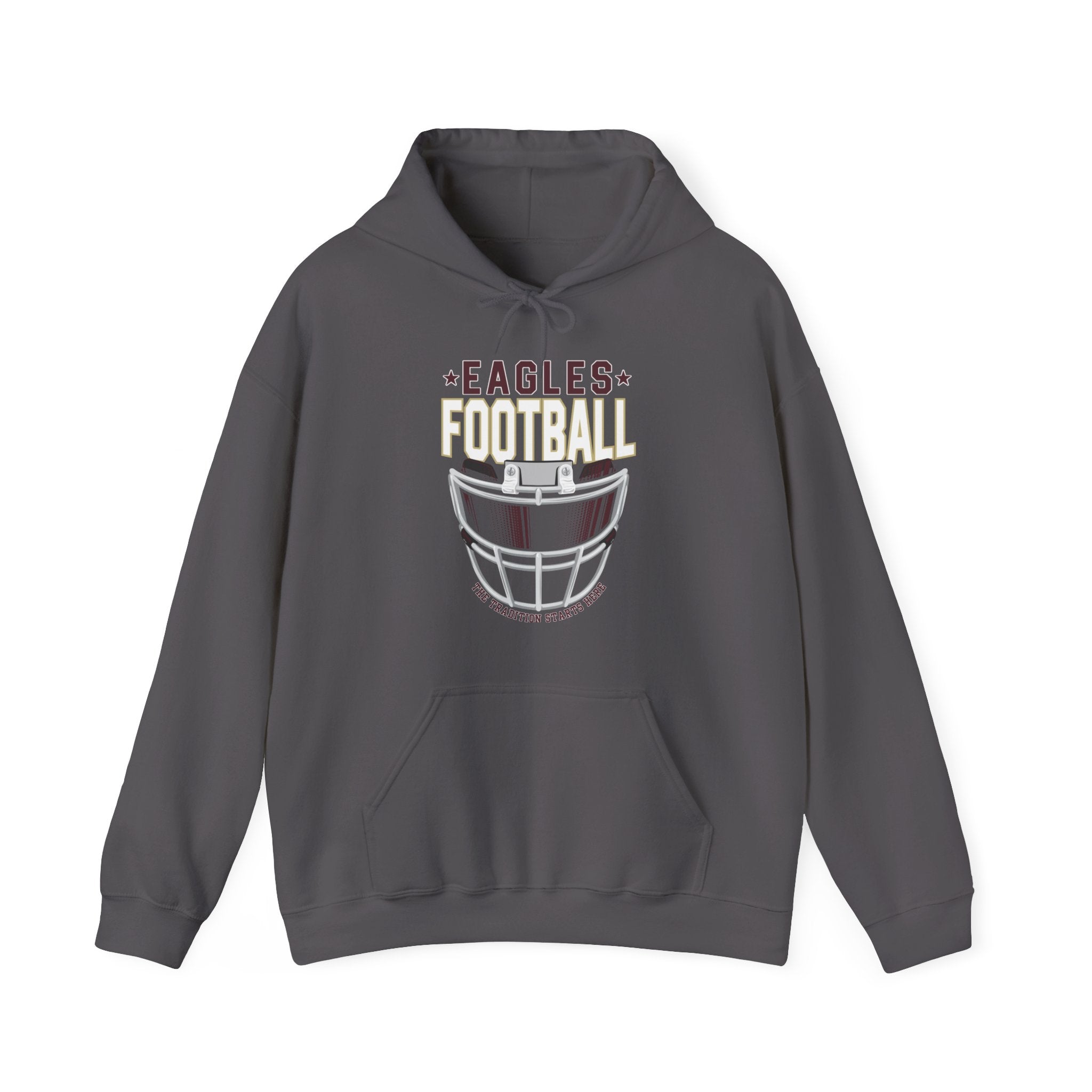 Adult Unisex Eagles White Hype Helmet Graphic Hoodie