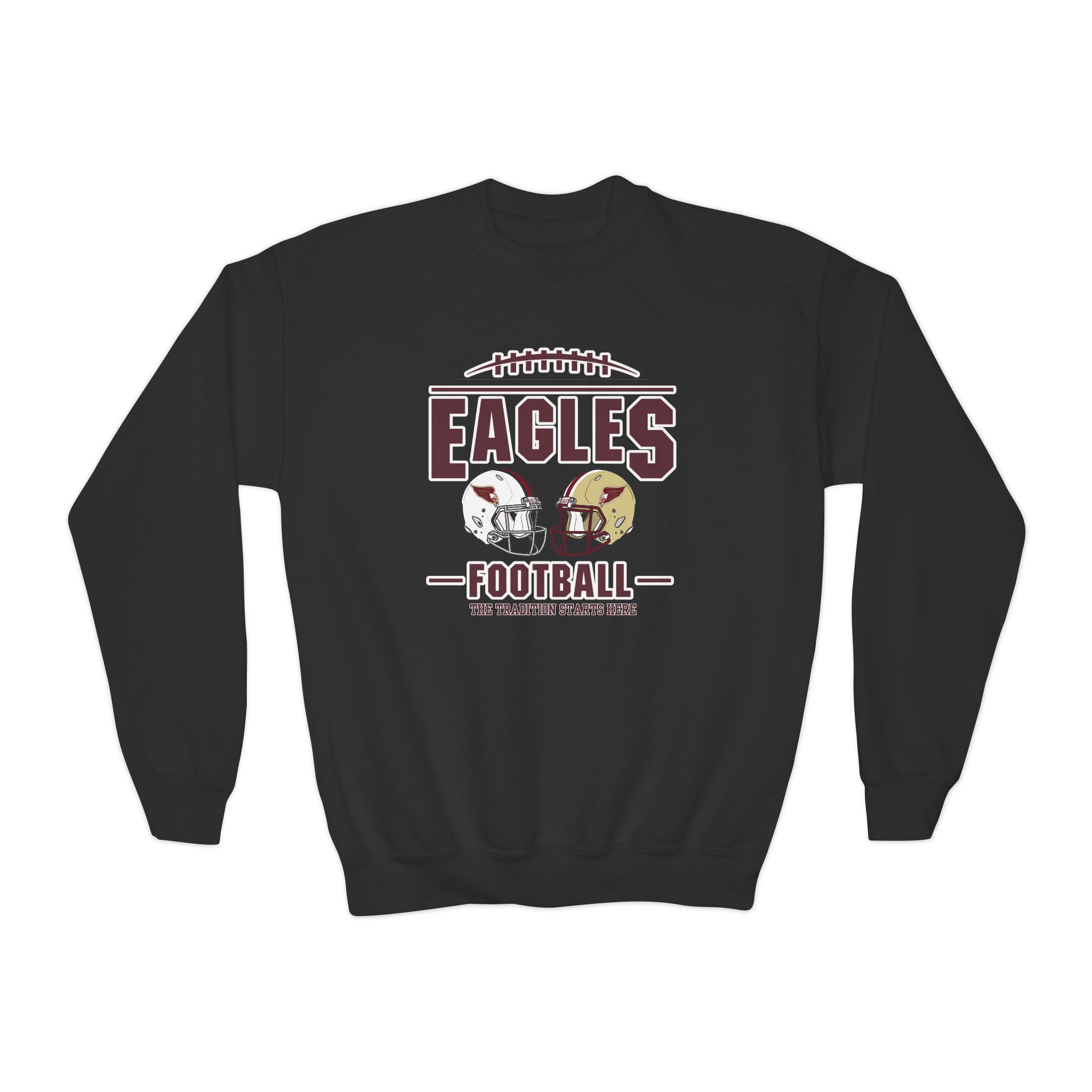 Youth Eagles Tradition Football Graphic Sweatshirt