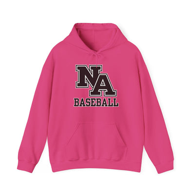 Adult Unisex Classic Black Logo Baseball Graphic Hoodie