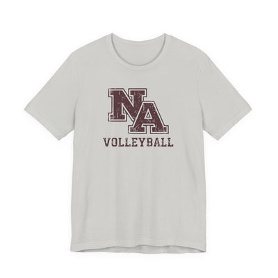 Adult Unisex New Albany Volleyball Vintage Vibe Logo Graphic Short Sleeve Soft Tee