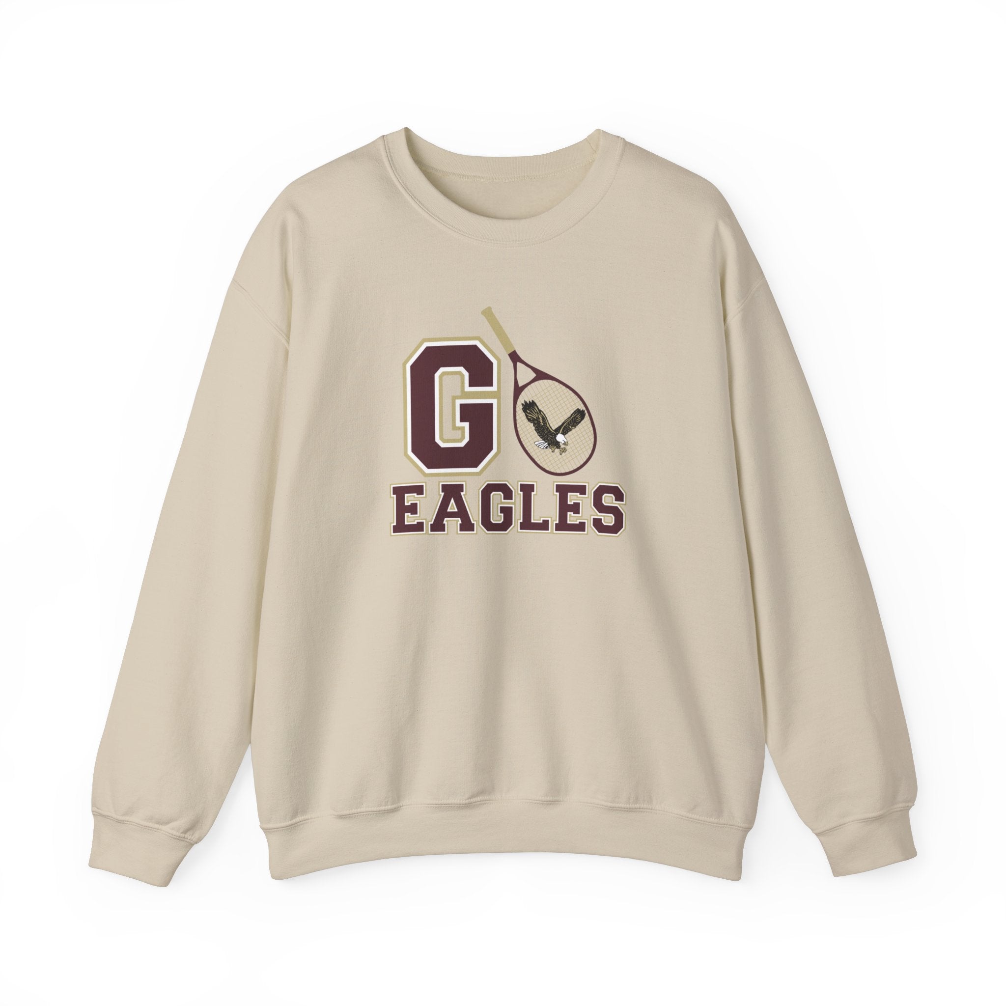 Adult Unisex Go Eagles Tennis Graphic Sweatshirt - New Albany Eagles