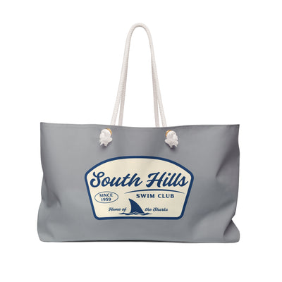 South Hills Swim Club Home of the Sharks Graphic Large Summer Tote