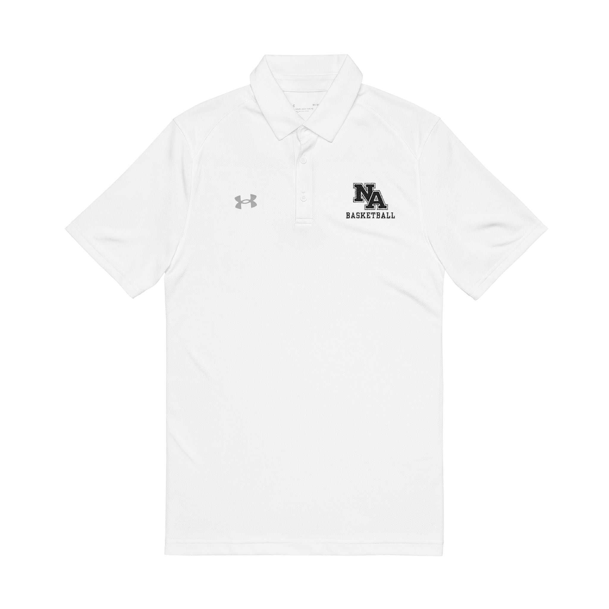 Adult Unisex New Albany Basketball Under Armour Performance Polo with Logo Embroidery
