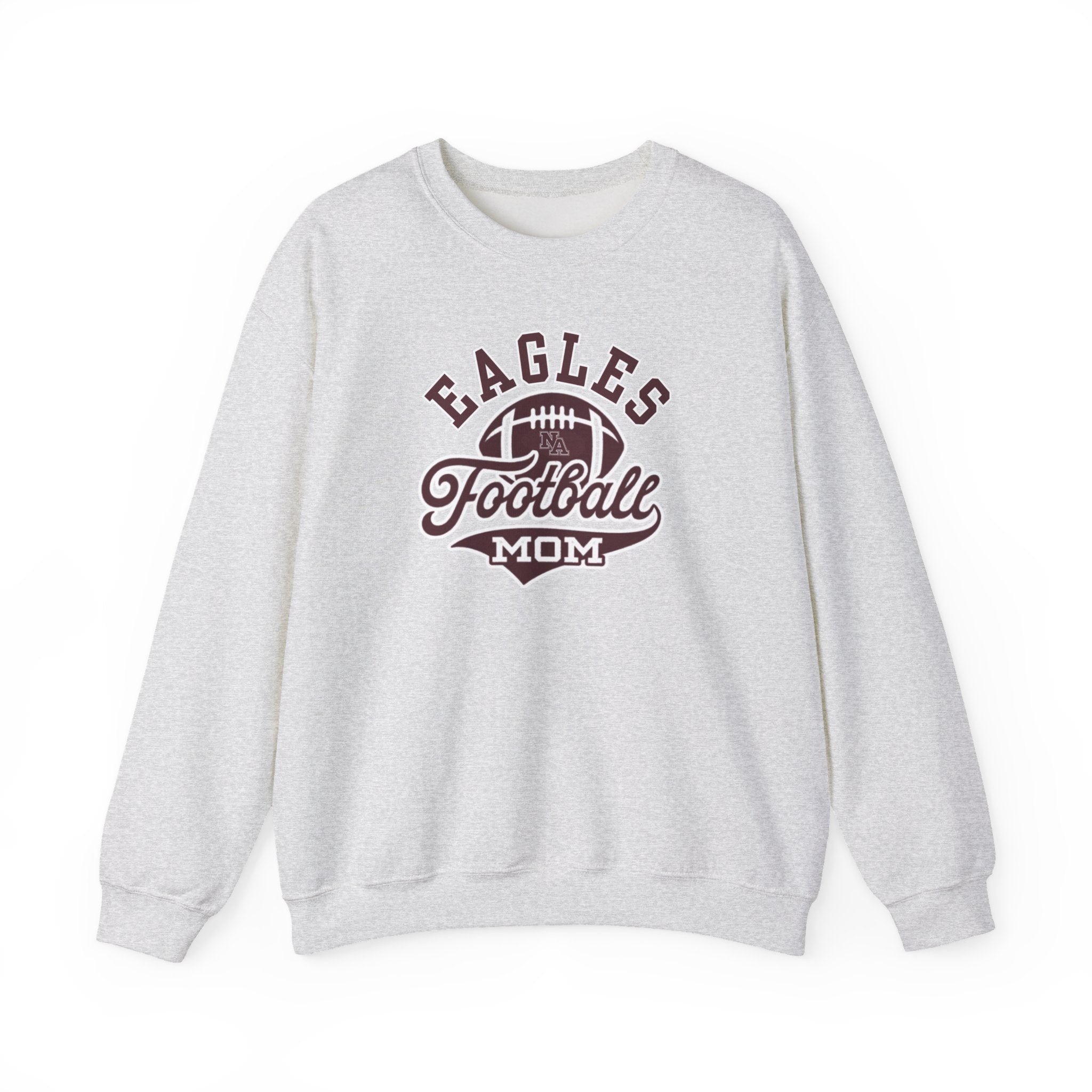 Adult Unisex Eagles Spirit Script Football Mom Graphic Sweatshirt