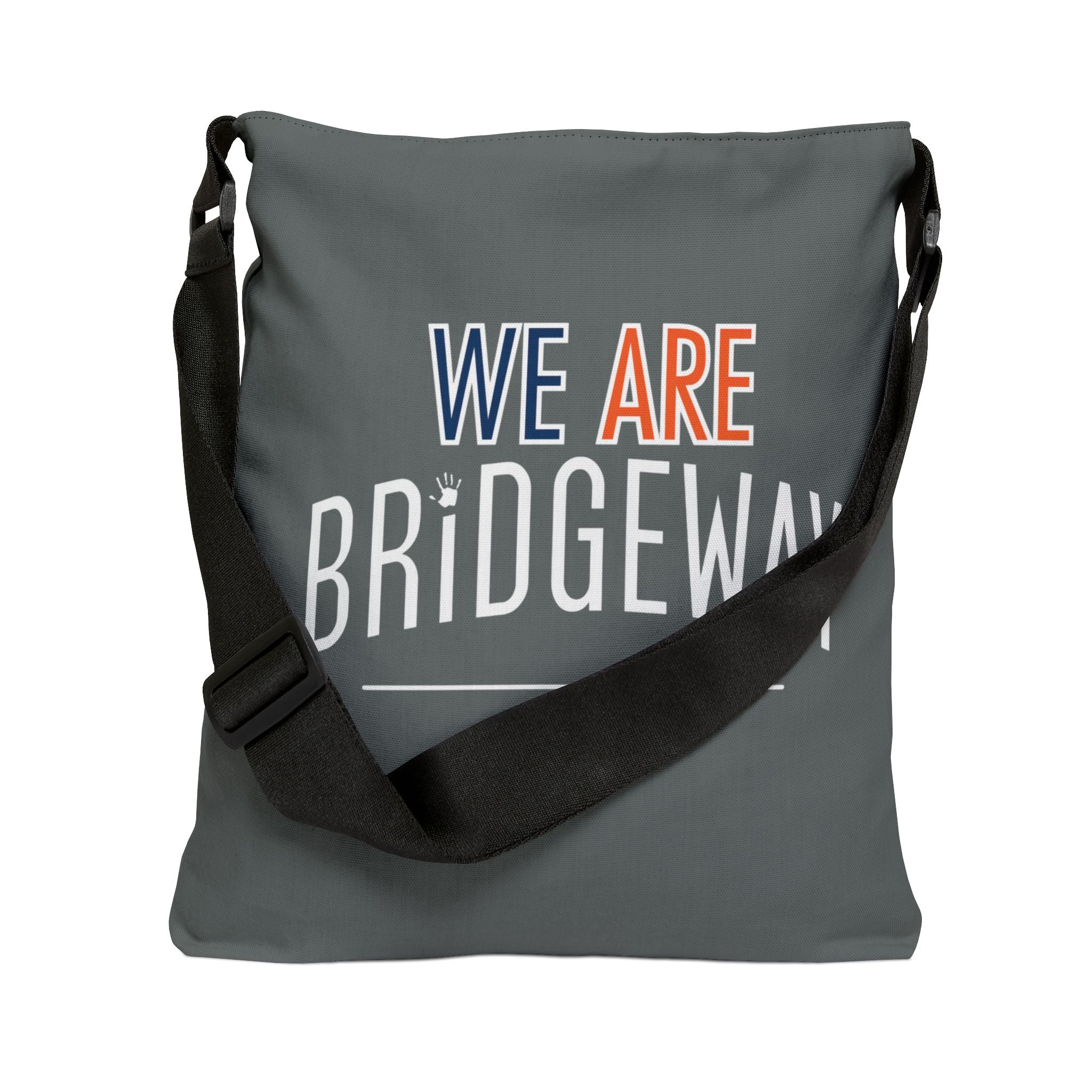 "We are Bridgeway" Graphic Adjustable Tote Bag