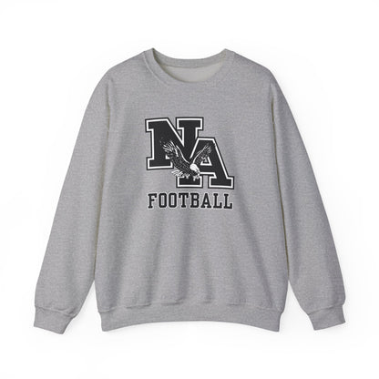 Adult Unisex Classic Logo Black Football Graphic Sweatshirt