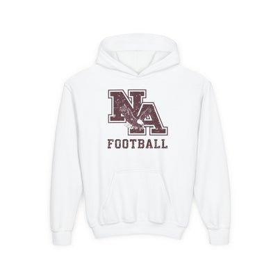 Youth New Albany Football Distressed Vintage Logo Graphic Hoodie