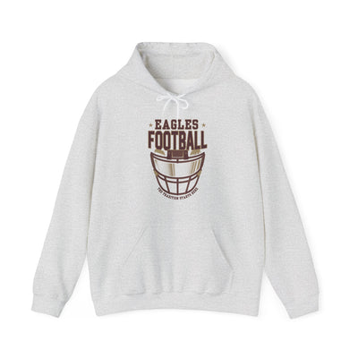 Adult Unisex Eagles Maroon Hype Helmet Graphic Hoodie