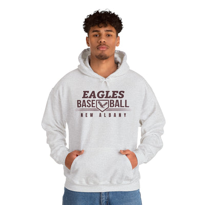 Adult Unisex New Albany Eagles Home Plate Pride Graphic Hoodie