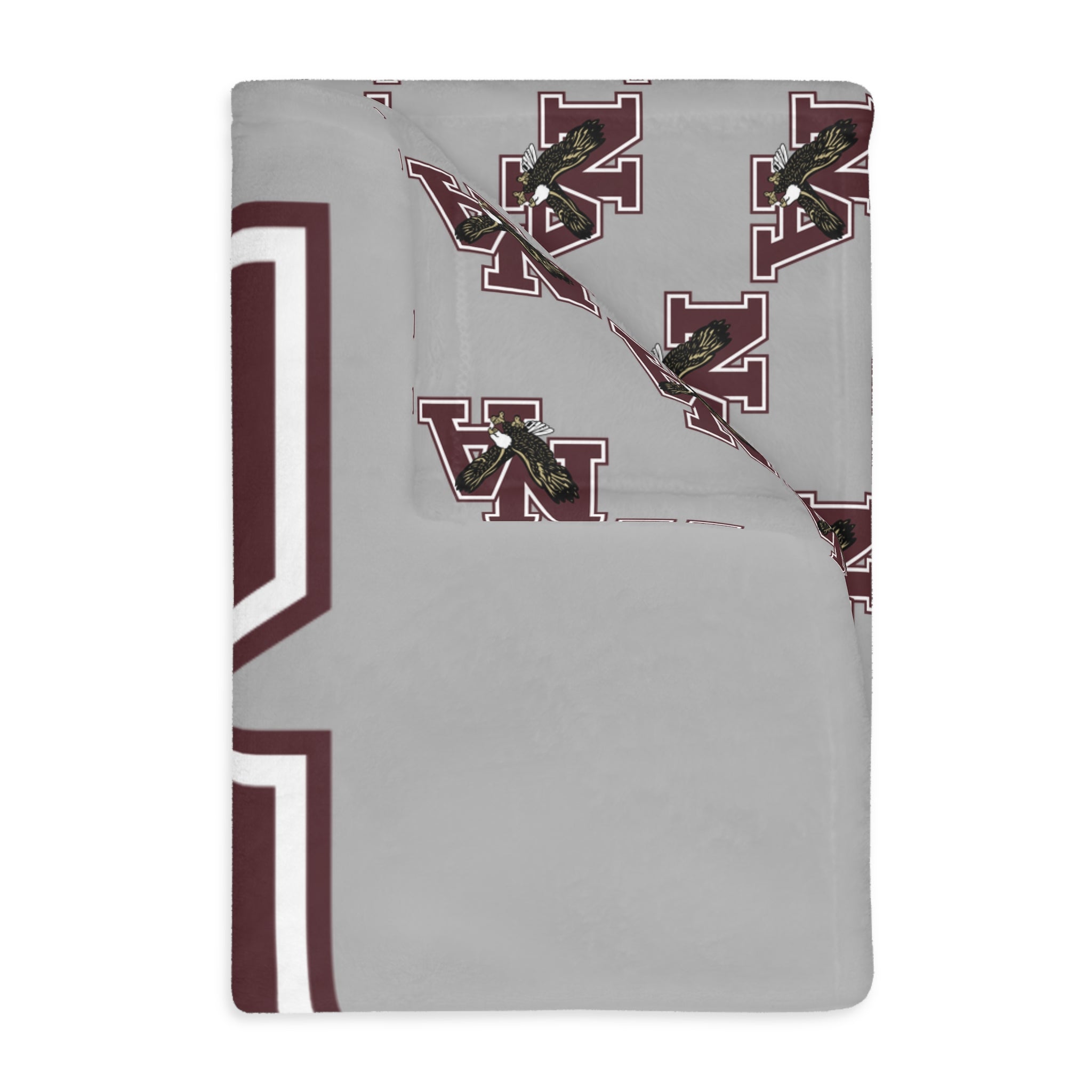 Classic Eagles Logo Super Soft Velveteen Microfiber Blanket (Two-sided print)