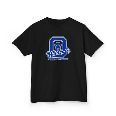 Overbrook Elementary Wildcats Block Letter Graphic Gildan Classic Tee