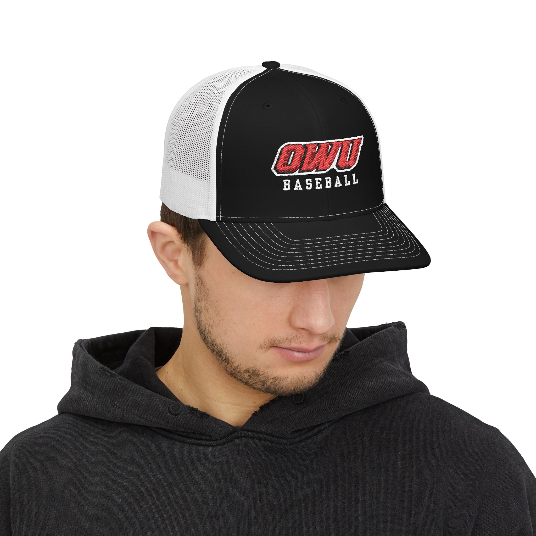 Adult Unisex OWU Baseball Embroidered Richardson 112 Snapback Trucker Hat