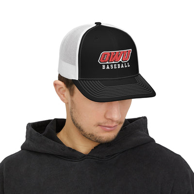 Adult Unisex OWU Baseball Embroidered Richardson 112 Snapback Trucker Hat