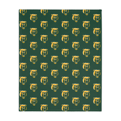 Bruin Nation Graphic Super Soft Velveteen Microfiber Blanket (Two-sided print)