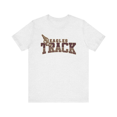 Adult Unisex Eagles Track Graphic Short Sleeve Soft Tee