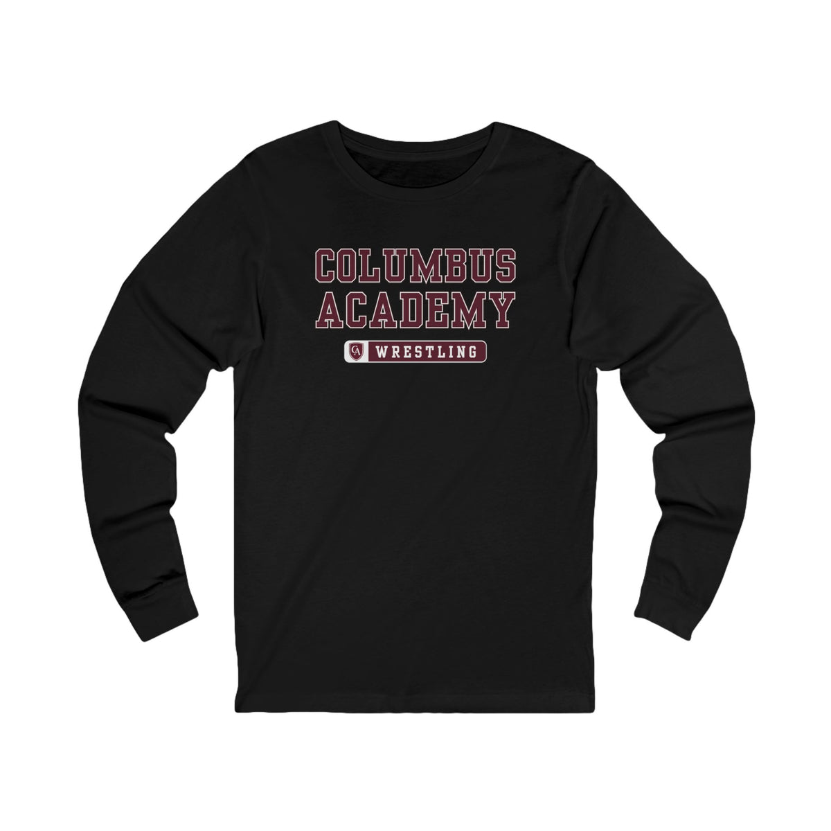 Adult Unisex Columbus Academy Wrestling Graphic Long Sleeve Bella + Canvas Soft Tee