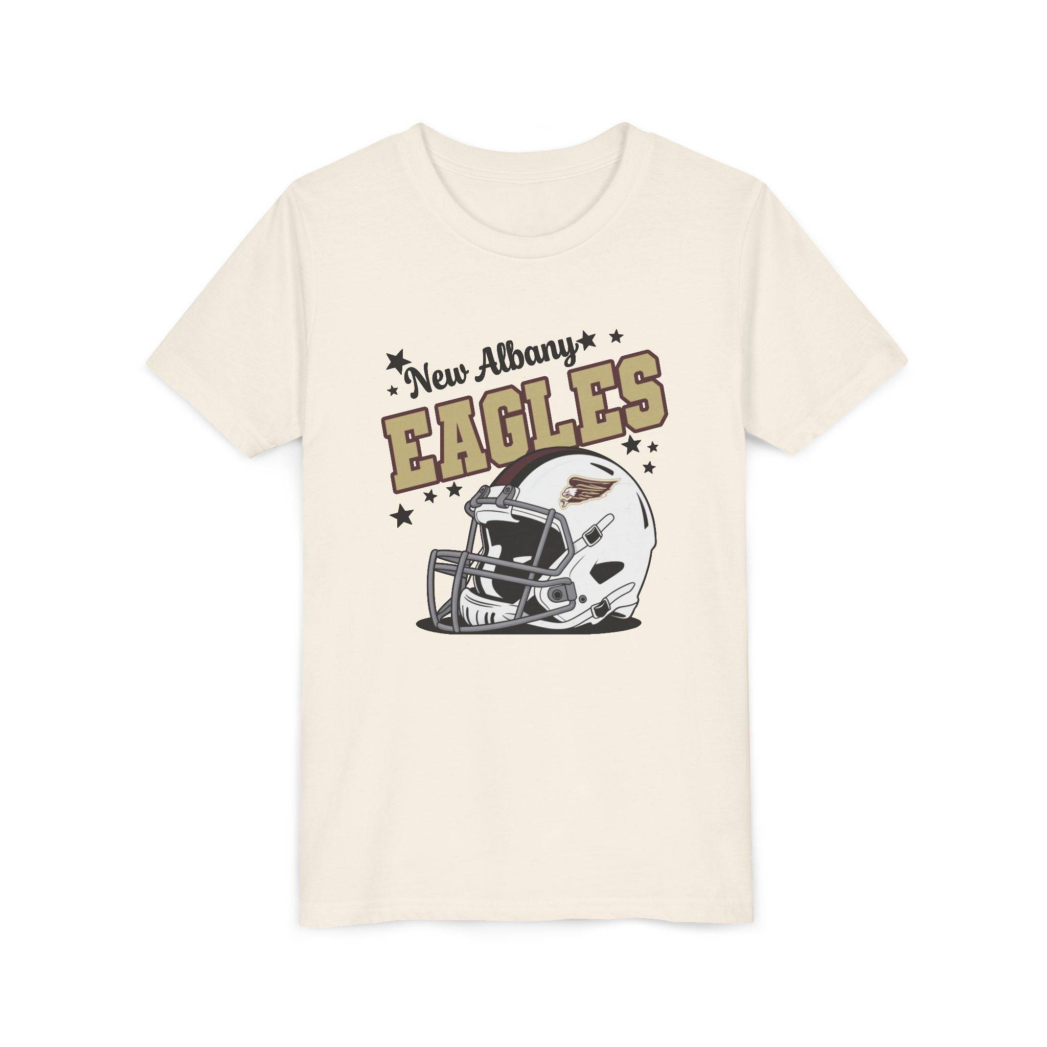 Youth New Albany Eagles Football Pride Graphic Short Sleeve Soft Tee