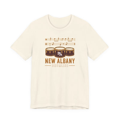 Adult Unisex New Albany Band Drumline Graphic Short Sleeve Bella + Canvas Soft Tee