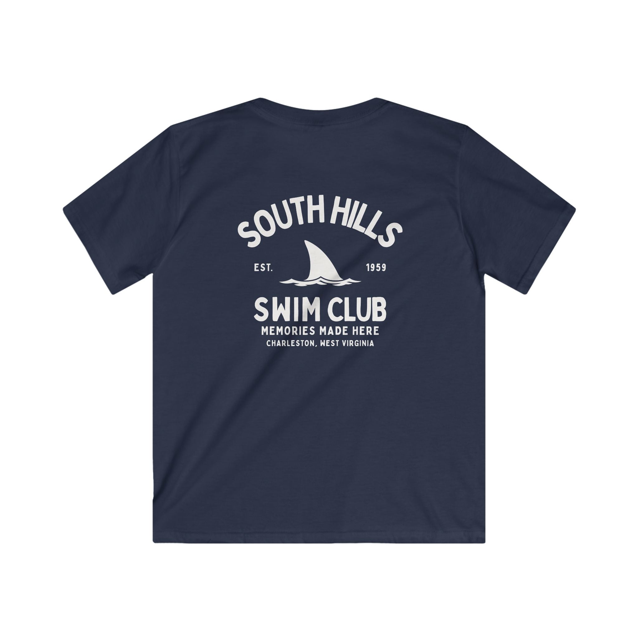 Youth South Hills Swim Club Heritage Graphic Short Sleeve Gildan Softstyle Tee