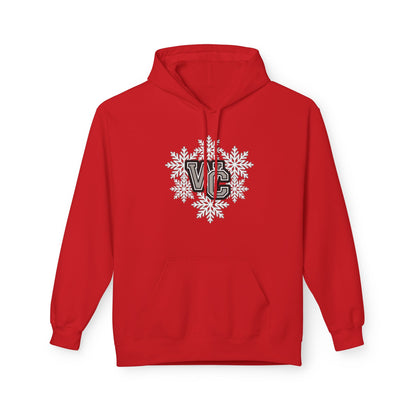 Adult Unisex Westerville Central Spirited Snowflake Graphic Soft Style Hoodie