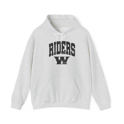 Adult Unisex Riders Arch Vintage Distressed W Graphic Hoodie